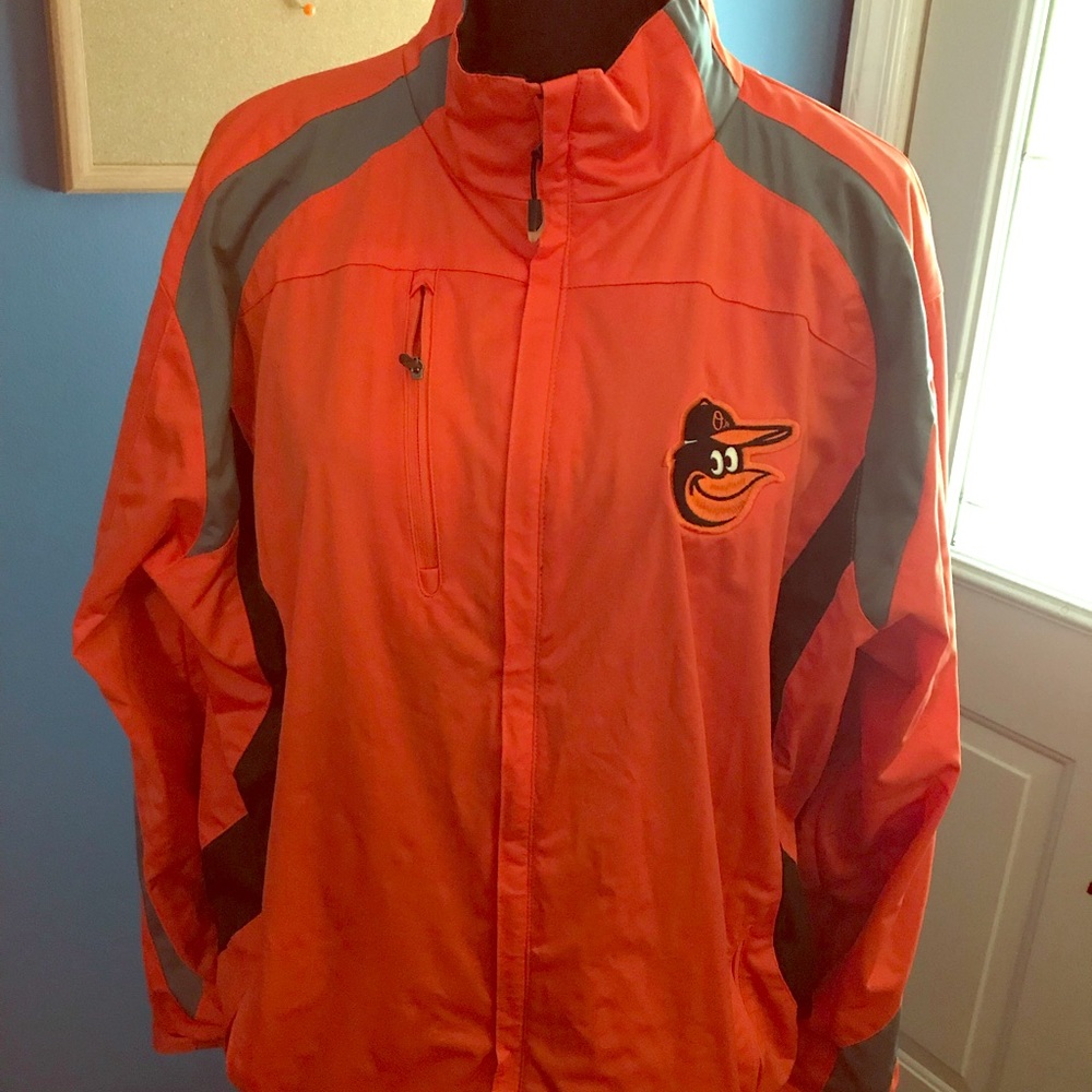 Orioles zip up wind jacket